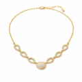 Elegant Gold Sparkle Necklace (5)